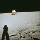 Illustration for article titled Rare photos reveal fascinating views of the Apollo 11 moon landing
